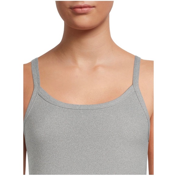 NO BOUNDARIES Womens Tank Top Size Large 11-13 Juniors Gray Ribbed New - Picture 5 of 8